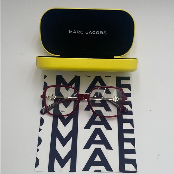 Marc Jacobs Red Glasses - Picture 3 of 12